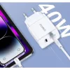 Choetech 40W dupla USB-C PD hálózati töltő (Q5006)