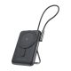 Choetech B735 Powerbank 10000mAh 20W PD + USB-C kábel (fekete)
