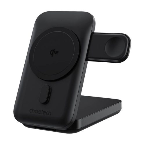 Choetech B750 3in1mágnes töltő - 10000mAh Qi2 (fekete)