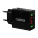 Choetech 2 Portos USB-A Hálózati Töltő Kijelzővel (C0028)