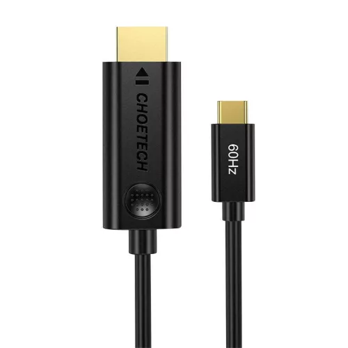 Choetech USB-C HDMI Kábel, 1.8m, (Fekete) (CH0019)