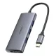 Choetech 7in1 USB-C Adapter (Ezüst) (HUB-M19)