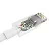 Choetech MFi tanúsítványos 1.2m (Fehér) USB-Lightning Kábel (IP0026 WH)