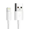 Choetech MFi tanúsítványos 1.2m (Fehér) USB-Lightning Kábel (IP0026 WH)