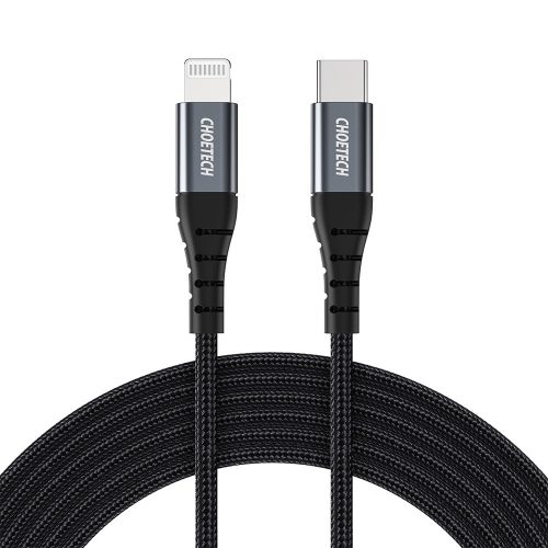 Choetech USB-C - Lightning 1,2M Kábel - Fekete