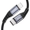 Choetech USB-C - Lightning 1,2M Kábel - Fekete