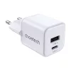 Choetech 30W Dual Portos USB-C És USB-A Fali Töltő (PD5012-White)