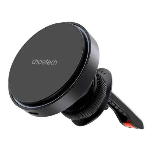 Choetech Mágneses Autós Telefontartó 15W Vezeték Nélküli Töltővel (T205-F)