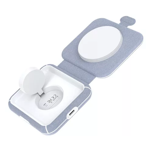 Choetech 2in1 Vezeték Nélküli Töltő MagSafe És MFI kompatibilitással (T323)