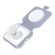 Choetech 2in1 Vezeték Nélküli Töltő MagSafe És MFI kompatibilitással (T323)