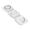 Choetech 3in1 Mágneses Vezeték Nélküli Töltő 15W (Fehér) (T588-F White)