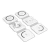 Choetech 3in1 Mágneses Vezeték Nélküli Töltő 15W (Fehér) (T588-F White)