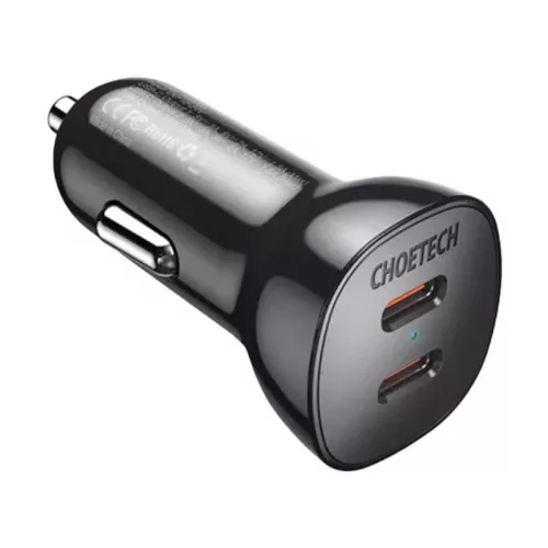 Choetech 40W Dual USB-C Autós Töltő (TC0008-V2)