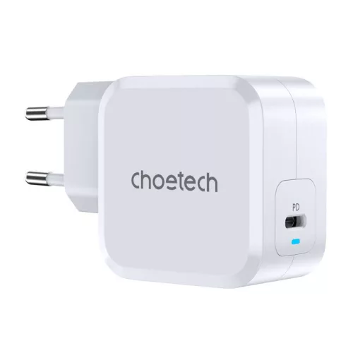 Choetech USB-C 45W Gyorstöltő (Fehér) (XX-PD8007-EU-WH)