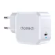 Choetech USB-C 45W Gyorstöltő (Fehér) (XX-PD8007-EU-WH)