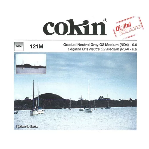 Cokin közepes átmenetes szürkeszűrő - Grad. Neutral Grey G2 Medium (ND4) - A121M