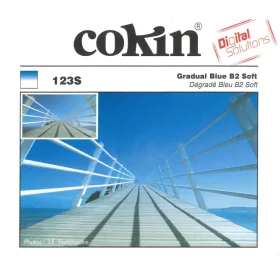   Cokin lágy átmenetes szűrő kék - Gradual Blue B2 Soft - A123S
