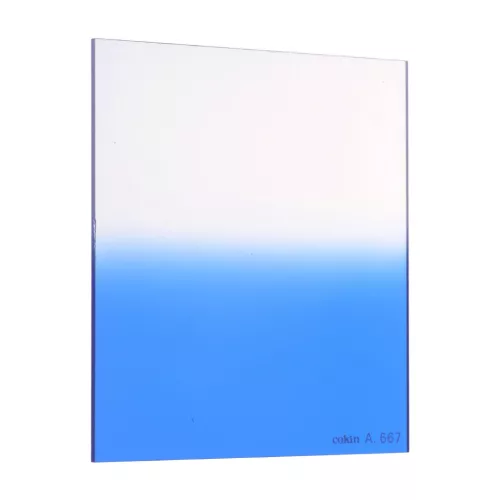 Cokin átmenetes fluoreszkáló kék szűrő - Gradual Fluo Blue 2 - A667