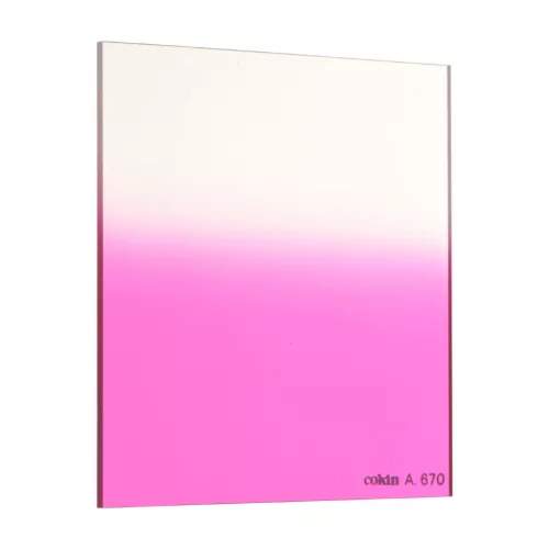 Cokin átmenetes fluoreszkáló rózsaszín szűrő - Gradual Fluo Pink 1 - A670