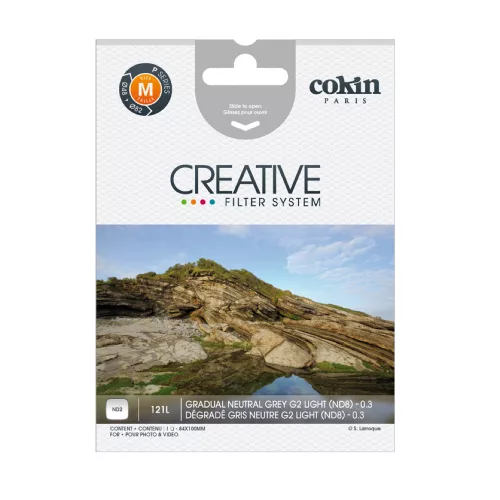 Cokin enyhe átmenetes szürkeszűrő - Neutral Grey G2 light (ND2) (0.3) - P121L