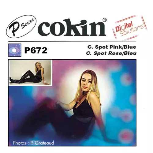 Cokin spot effekt szűrő rózsaszín/kék - C.Spot Pink/Blue - P672