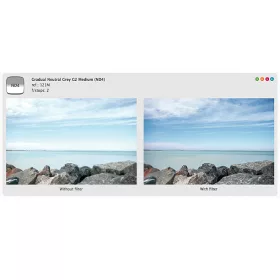   Cokin közepes átmenetes szürkeszűrő - Neutral Grey G2 medium (ND4) (0.6) - X121M