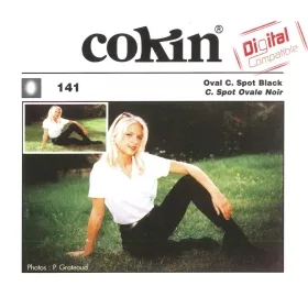   Cokin ovális spot effekt színszűrő fekete - Oval C.Spot Black - X141