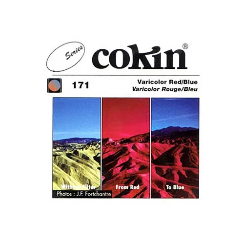 Cokin színátmenetes effekt színszűrő piros/kék - Varicolor Red-Blue - X171