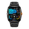 Colmi P76 Okosóra -Smartwatch ((Fekete) and orange)