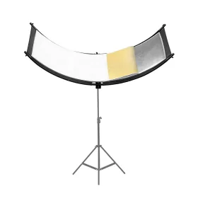   Caruba Curved Face Reflector Pro Kit 180cm x 65cm - reflektor készlet (fehér-arany)