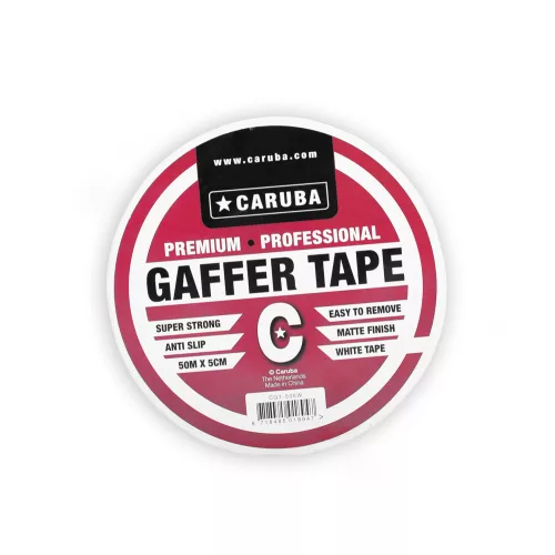 Caruba Gaffer szalag 50m x 5cm - fehér