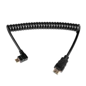 Caruba HDMI-Mini HDMI spirálkábel (hajlított - 90°)