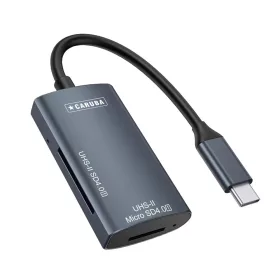Caruba SD 4.0 UHS-II + microSD kártyaolvasó (USB-C)