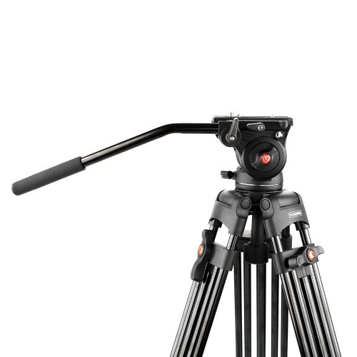 Caruba Videostar 180 Pro Videó Tripod Állvány + Video Fluid Fej - 180cm