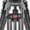 Caruba Videostar 180 Pro Videó Tripod Állvány + Video Fluid Fej - 180cm
