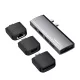 Caruba 9 az 1-ben multifunkcionális  USB-C hub (szürke)