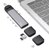 Caruba 9 az 1-ben multifunkcionális  USB-C hub (szürke)
