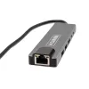 Caruba 6 az 1-ben USB-C hub + Ethernet csatlakozó
