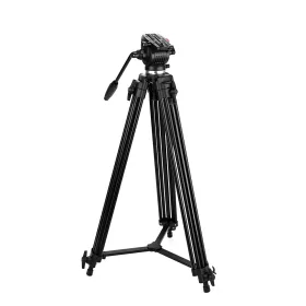   Caruba Videostar 177 Pro Video Tripod/ Állvány + Video Fluid Fej - 177cm