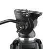 Caruba Videostar 177 Pro Video Tripod/ Állvány + Video Fluid Fej - 177cm