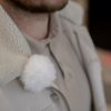 Caruba Mikrofon szélzajszűrő / Deadcat a Lavalier fehér színű hangszóróhoz