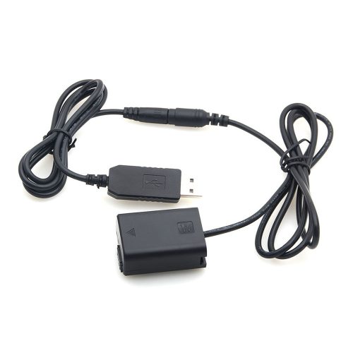 Caruba Sony NP-FW50 Folyamatos Töltő akkumulátor + 5V 2A egyszemélyes USB kábel