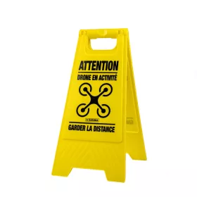   Caruba drón repülés figyelmeztető (francia) [Drone Warning Sign]