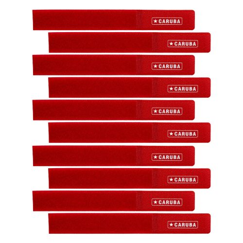 Caruba Fast Fixer 1 Kábelrendező - Piros (10 db)