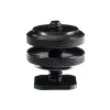 Caruba univerzális vakupapucs adapter 1/4" külső menet + távtartó (fekete)
