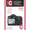 Caruba univerzális LCD kijelzővédő fólia 3,5" (3db)