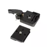 Caruba M-323 gyorskioldó adapter +  gyorscseretalp (Manfrotto 323)
