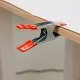 Caruba fém többfunkciós rugós csipesz 15cm piros