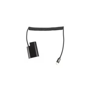   Caruba Panasonic DMW BLF19 USB C Folyamatps Tültő Akkumulátor -  rugós kábel