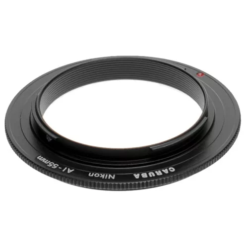Caruba Nikon AI - 55mm makró objektív fordító adapter
